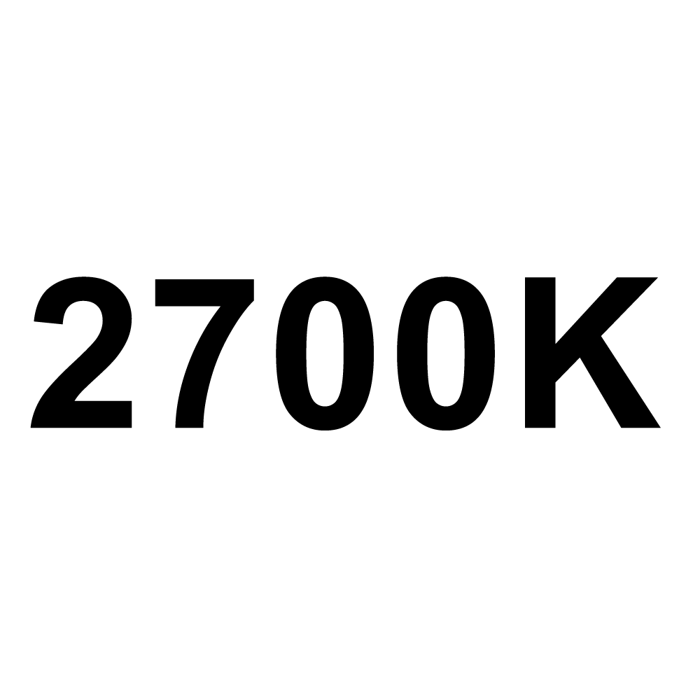 Color temperature 2700k
