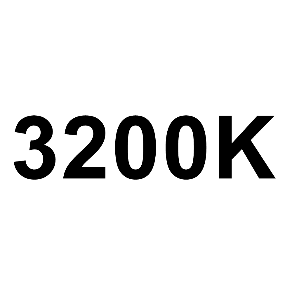 Color temperature 3200k