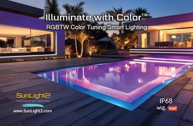 Sunlight2 Illuminate with color - RGBTW Color tuning smart lighting