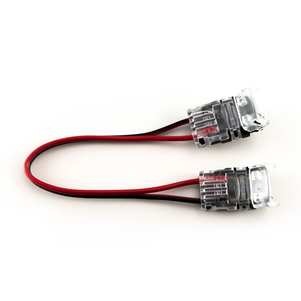 2 Pin Tape to Tape Snap Connector | 6" | For Single CCT and Dim to Warm Tape